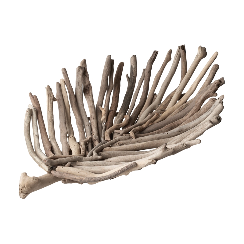 Natural Driftwood Leaf Tray - lg - Image 0