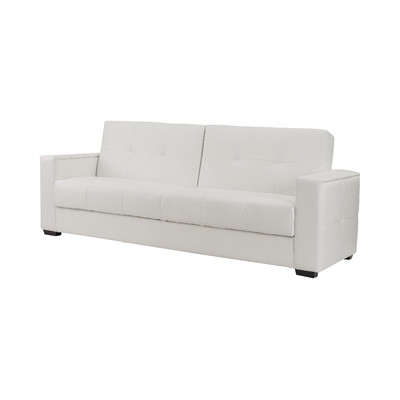 Faenza Leather Convertible Sofa - Image 0