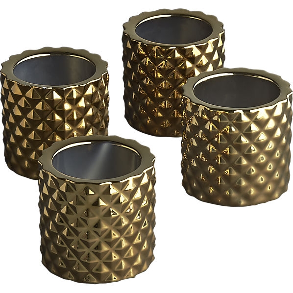 Set of 4 colada tea light candle holders - Image 0