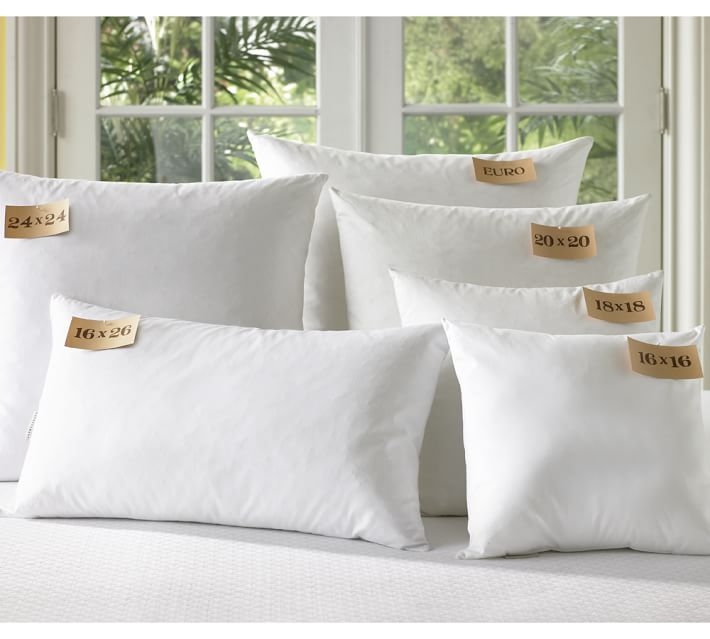 Synthetic Bedding Pillow Inserts-12 x 24" Lumbar - Image 0