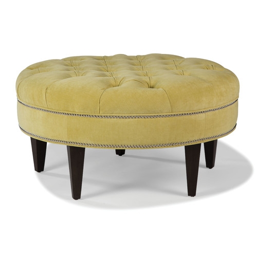 Tufted Top Cocktail Ottoman - Image 0