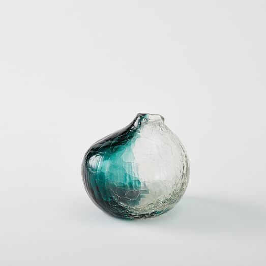 Crackled Glass Vases - Image 0