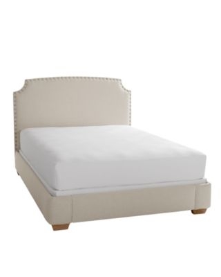 Fillmore Bed with Nailheads - Full/Pewter - Image 0