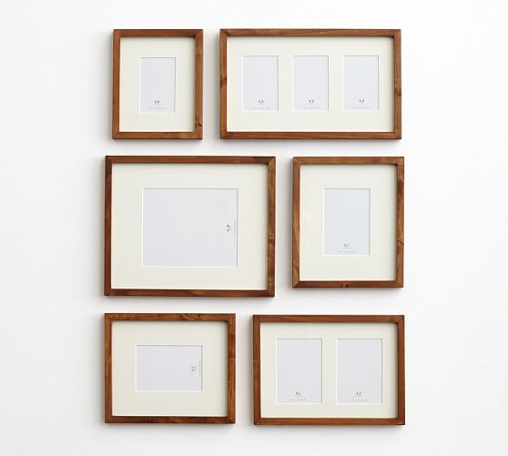 GALLERY IN A BOX -WOOD GALLERY FRAMES - SET OF 6-Rustic Wood - Image 0