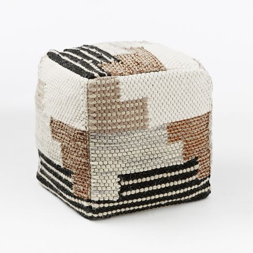 Colca Wool Pouf - Cover + Insert - Image 0