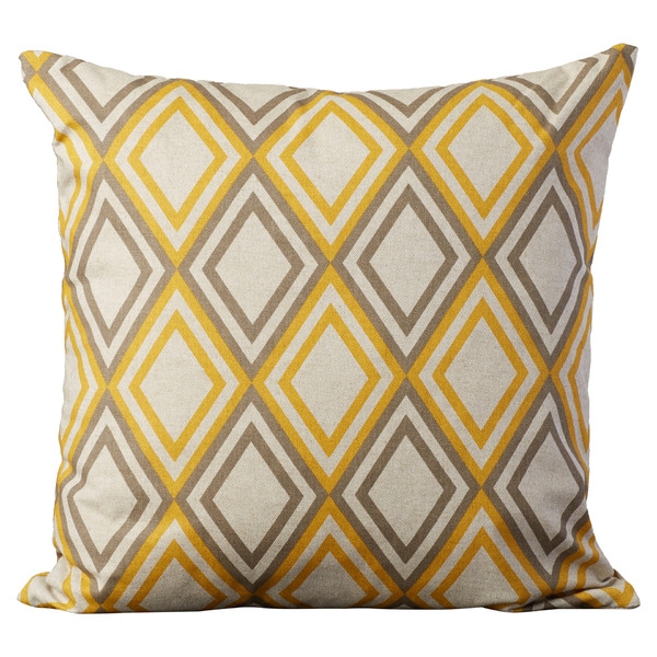 Elmore Geometric Cotton Throw Pillow - 18" H x 18" W - Polyester/Polyfill - Image 0