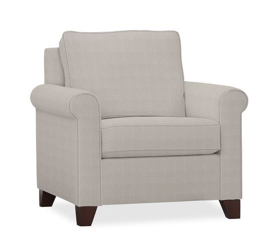 Cameron Roll Arm Upholstered Armchair - Image 0