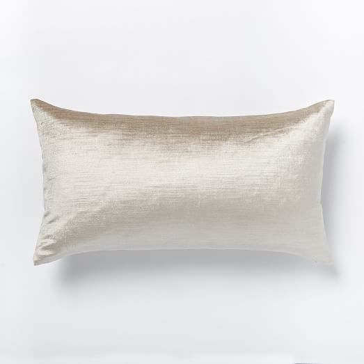 Luster Velvet Pillow Cover - 12"w x 21"l - no insert - Image 0