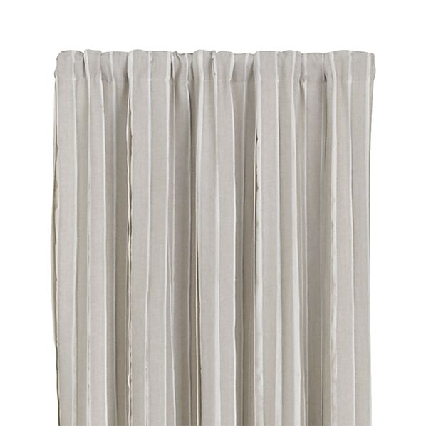 Kendal Natural 50"W x 108"H Curtain Panel - Image 0