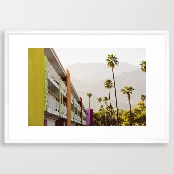 Saguaro Hotel Palm Springs-38" X 26"-Framed - Image 0