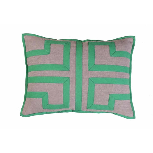 La Villa Linen/Cotton Lumbar Pillow - Image 0
