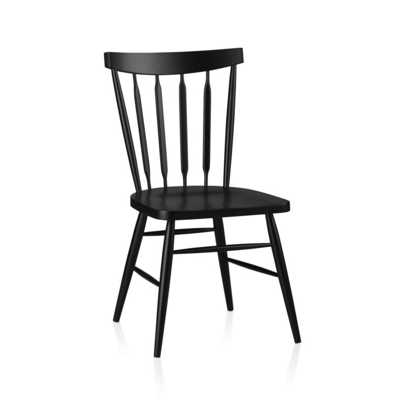 Willa Black Wood Dining Chair - Image 0