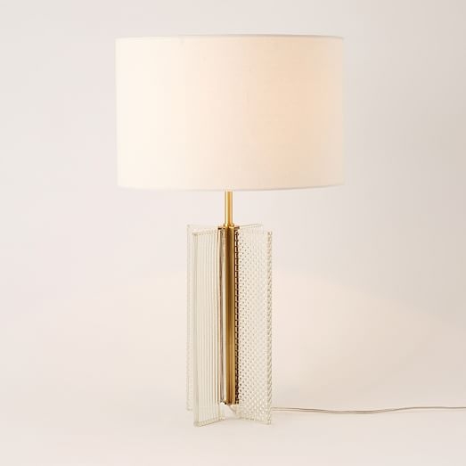 Patterned Glass Table Lamp - Image 0
