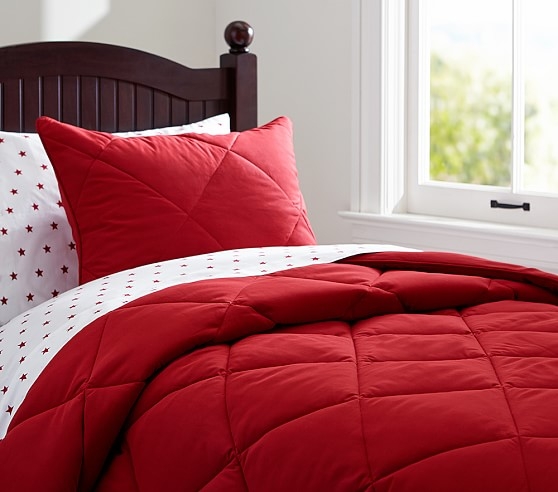 Cozy Comforter - Twin - Red - Image 0