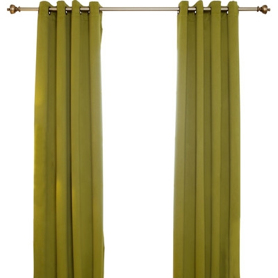 Curtain Panel - 120" L x 52" W - Olive - Image 0