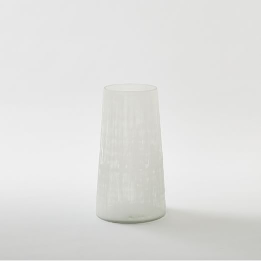 Frosted Mesh Glass Vase - Small - 9" - Image 0