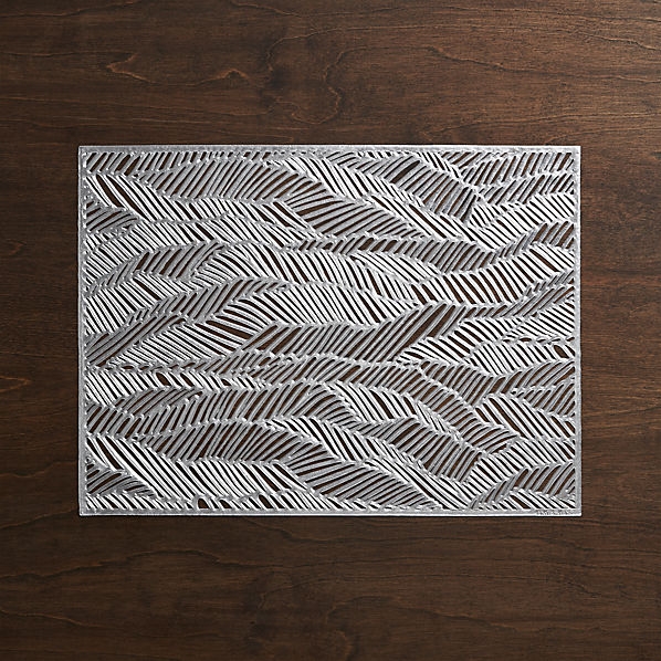 ChilewichÂ® drift silver placemat - Image 0