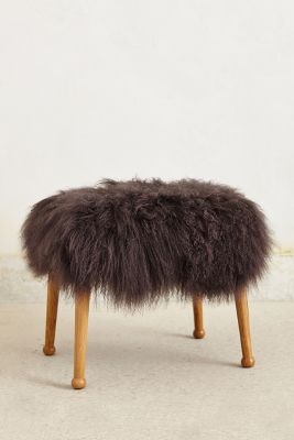 Luxe Fur Stool - Image 0