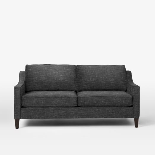Paidge 72.5" Sofa - Heathered Tweed, Charcoal - Image 0