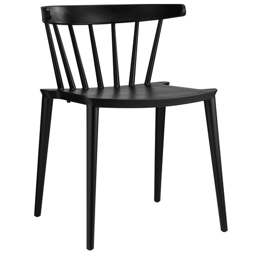 Spindle Side Chair - Black - Image 0