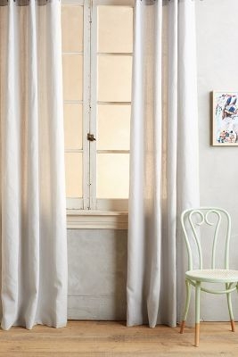 Linen Grommet Curtain- 96x50 - Image 0