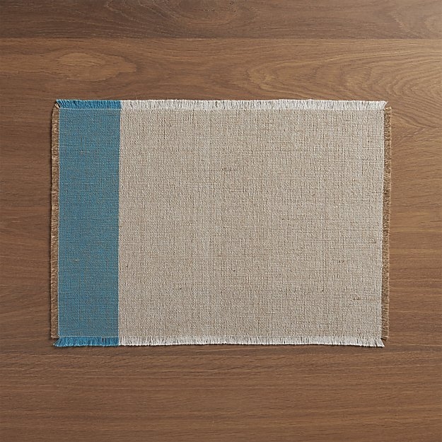 Roscoe Teal Placemat - Image 0