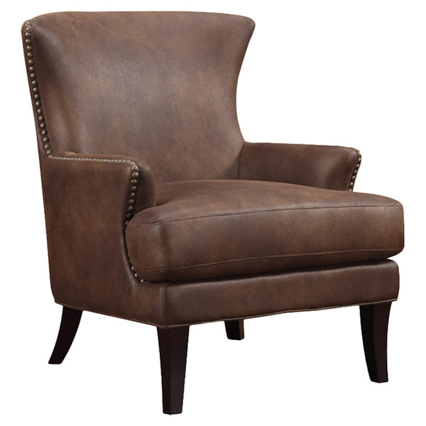 Leather Arm Chair - Java Brown - Image 0
