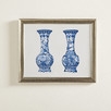 Porcelain Vase Duo Framed Painting Print 4 - Image 0