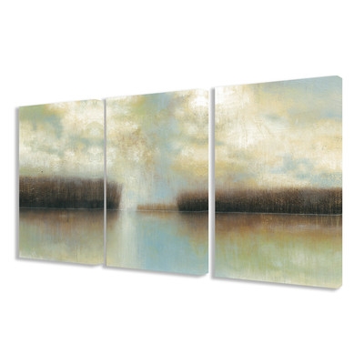 Winter Solace 3 pc Wrapped Canvas Wall Art Set - Image 0