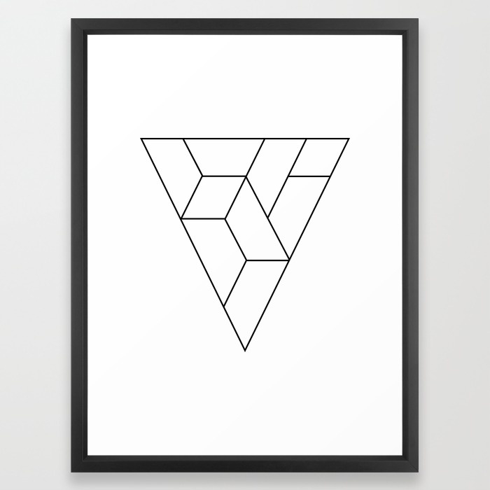 Triangle 20" X 26" Framed - Image 0