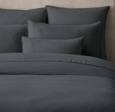 HEATHERED COTTON-CASHMERE DUVET COVER - Image 0
