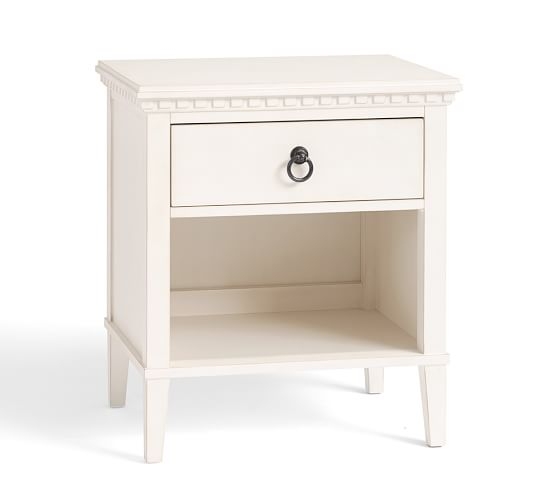 Addison Bedside Table - Almond White - Image 0