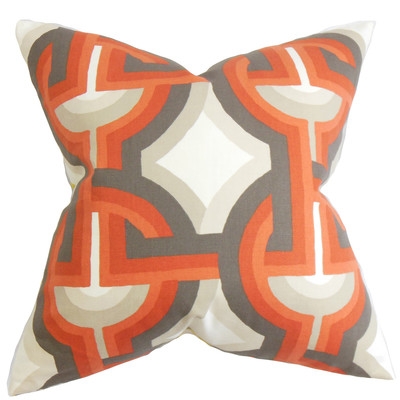 Rineke Geometric Cotton Throw Pillow - Image 0