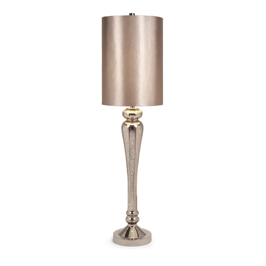 Rennes Tall Mercury Table Lamp with Drum Shade - Image 0