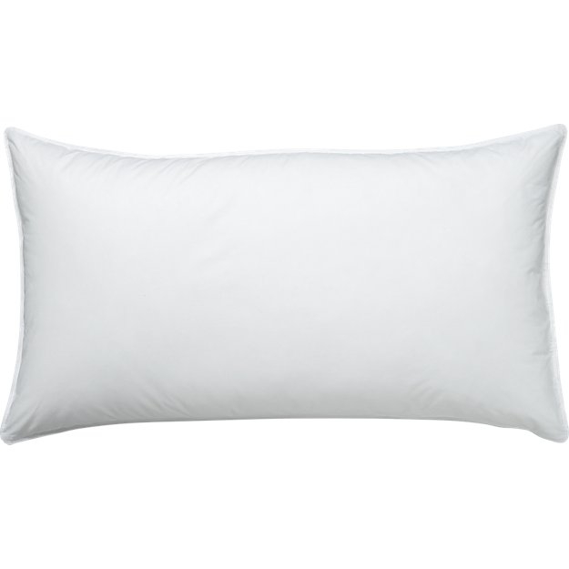 Feather-Down King Pillow - white - 20"W x 36"D - Image 0