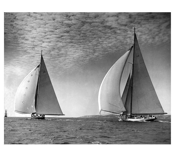 The New York Times Archive - Yacht Racing in Falmouth - 1934 - Image 0