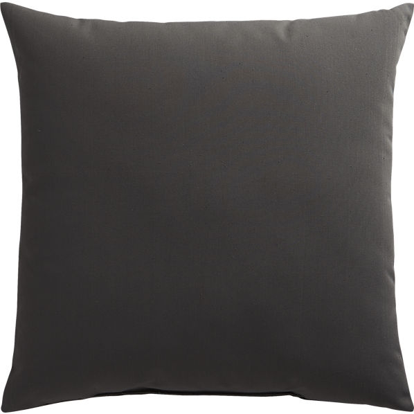 shadow 20" outdoor pillow, grey, poly fill - Image 0