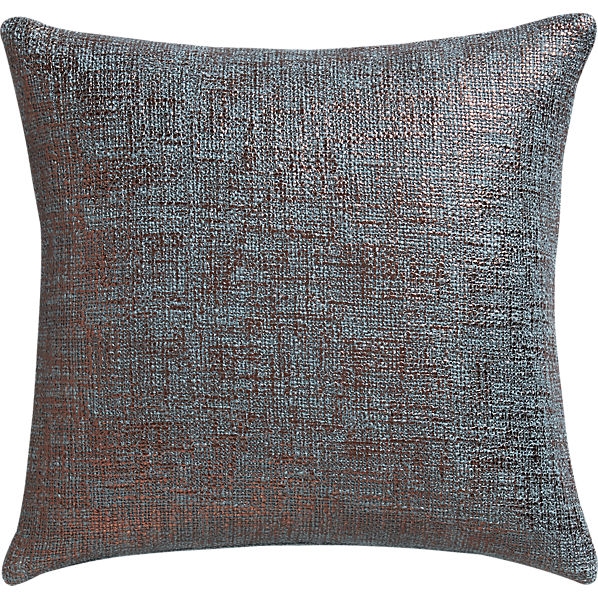 Glitterati slate 16" pillow with down-alternative insert included - Image 0