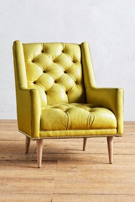 Premium Leather Booker Armchair - Image 0