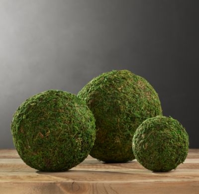 PRESERVED MOSS SPHERES (SET OF 3) - Image 0