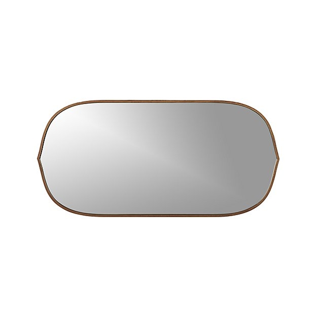 Penarth Walnut Oval Wall Mirror - Image 0