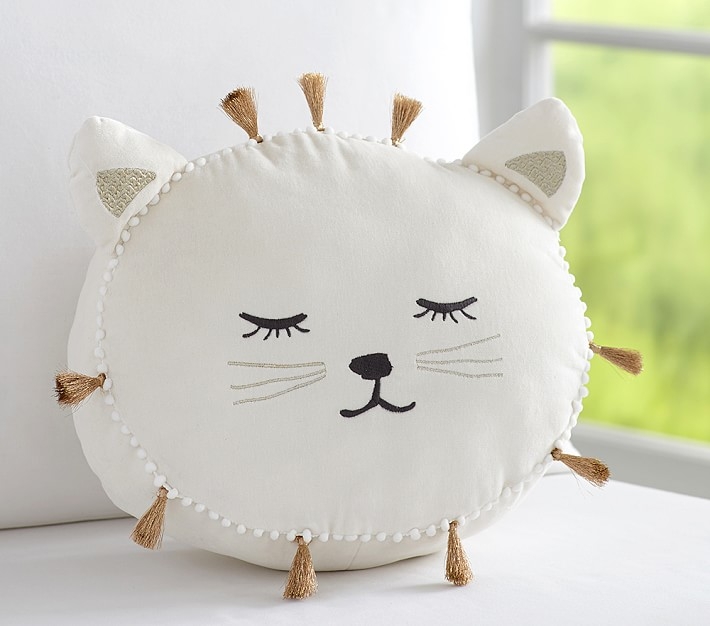 The Emily & Meritt Decorative Pillows-Sleepy Kitty-10'x11"-Insert sold separately - Image 0