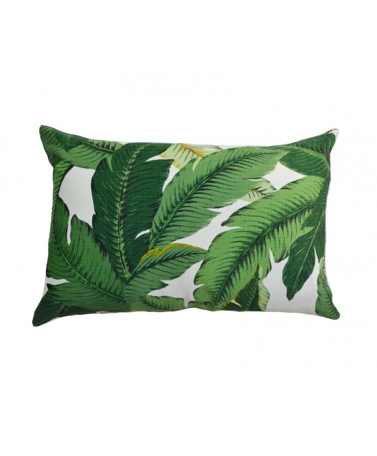 Banana Palm Pillow with Insert - Image 0