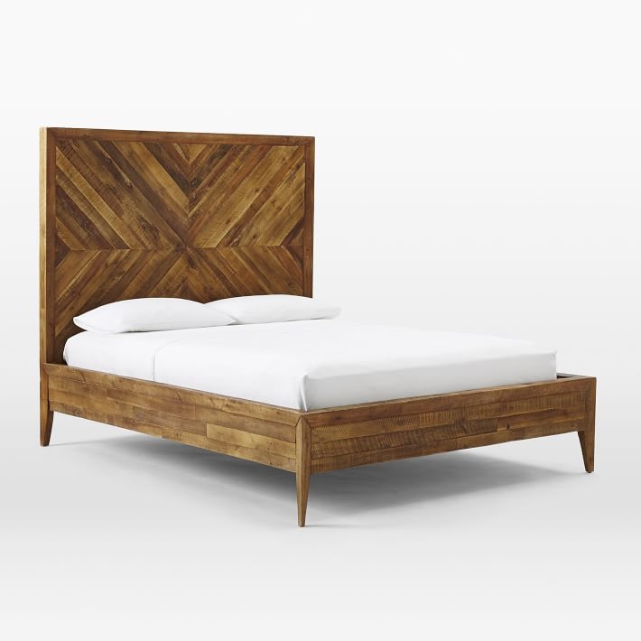 Alexa Reclaimed Wood Bed- Queen - Image 0