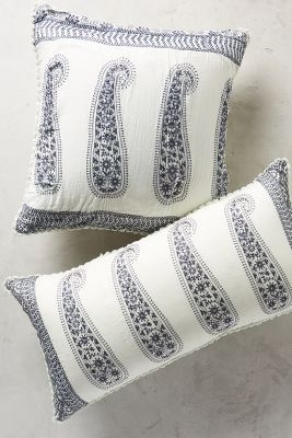 Embroidered Paisley Pillow - Image 0