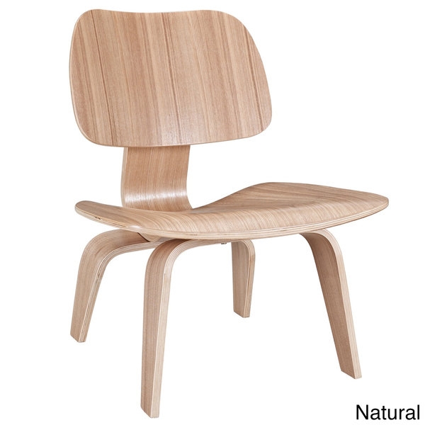 Molded Natural Plywood Lounge Chair - Image 0