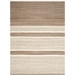 Kilim Brown / Ivory Striped Rug - Image 0