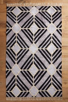 Empire Tile Rug - Gray, 5x8 - Image 0