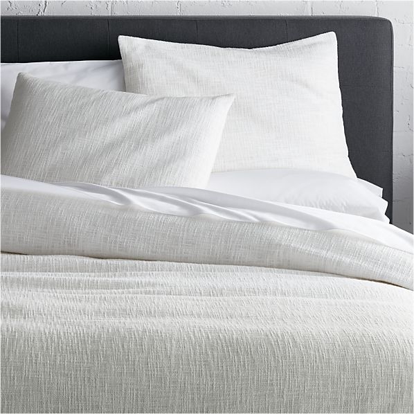 Lindstrom Cotton White King Duvet Cover - Image 0