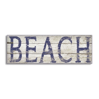 Distressed Beach Oversized Wall Plaque - Image 0